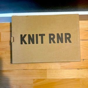 Yeezy knit runner size 12 black and brown